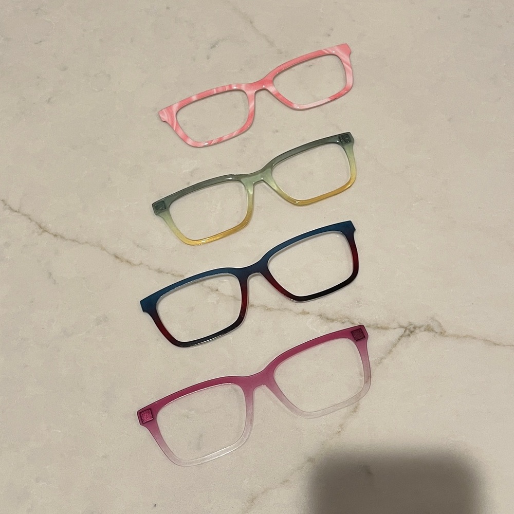 SOLD AS COMPLETE SET: 2 Larkin Pair eyewear frames and 14 toppers - Picture 7 of 10